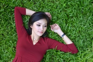 girl in garden by anankkml