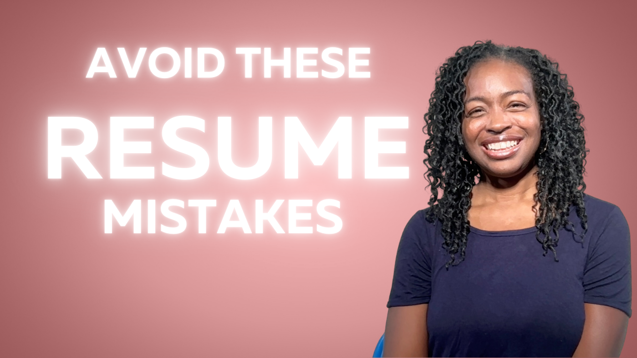 RESUME MISTAKES TO AVOID – Resume Tips – Ask Chauntel
