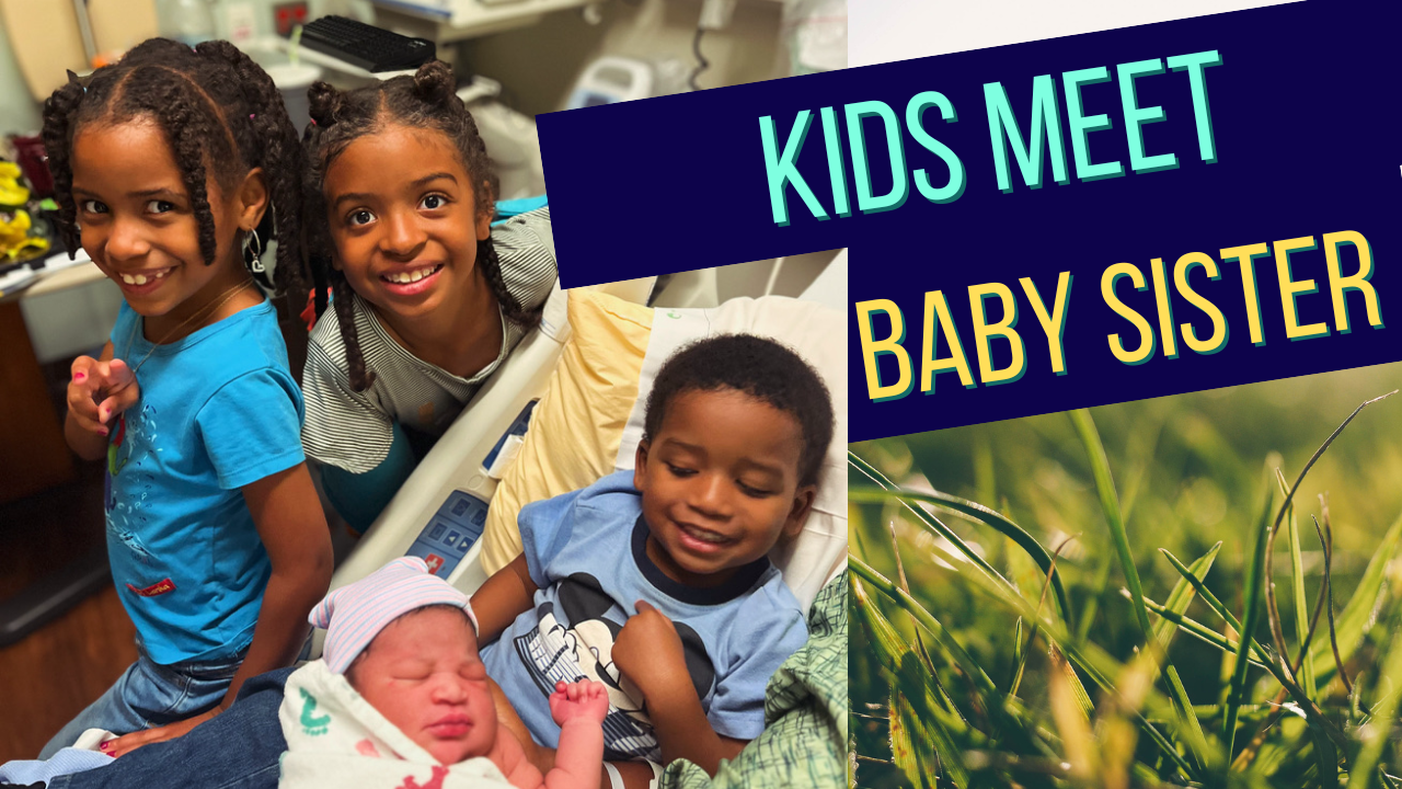 MEET BABY SISTER – BRINGING BABY HOME VLOG – Baby Mya – Natural Pregnancy Birth Vlog